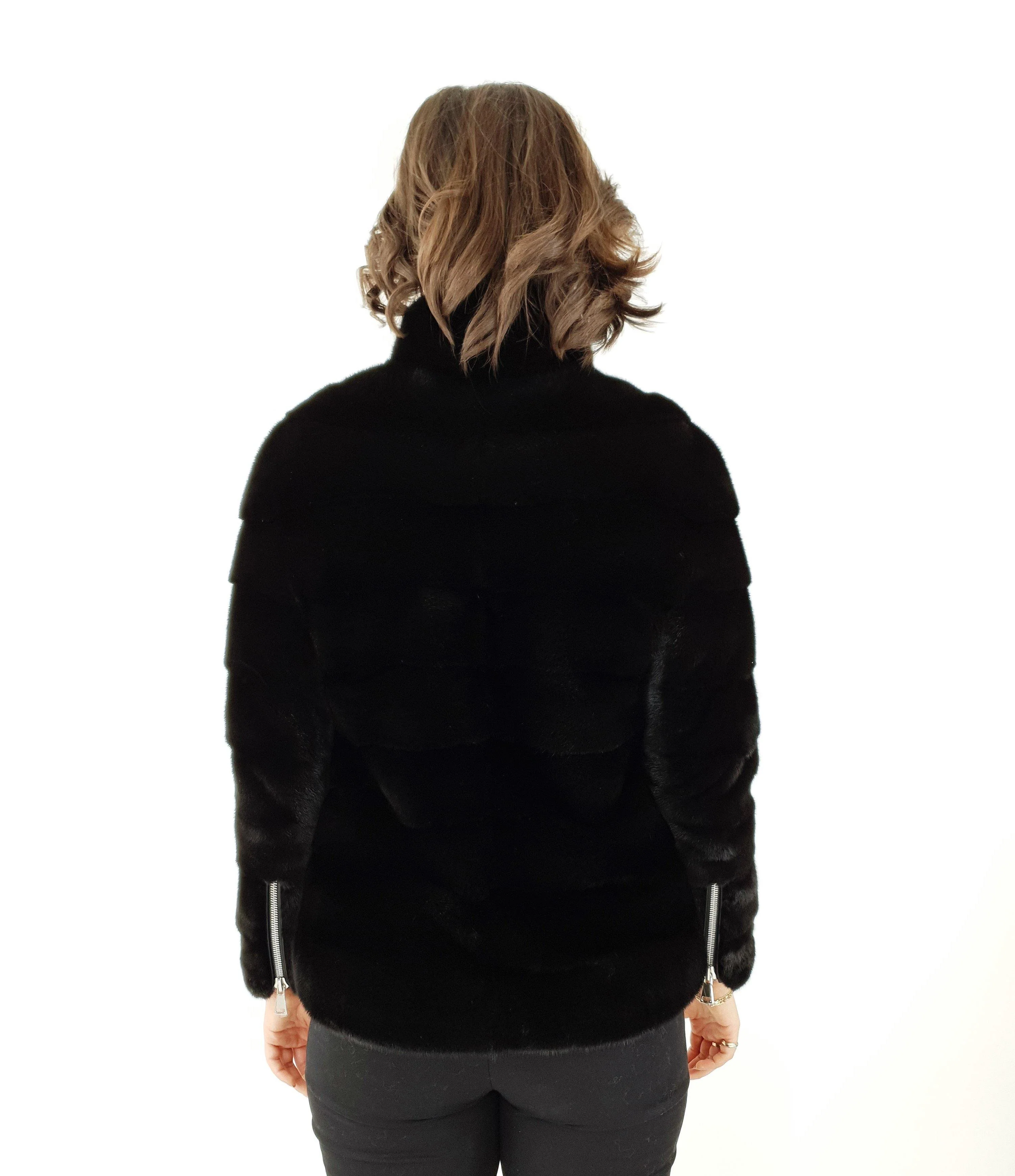 Agnes, 61 cm. - Mink - sort - Image 3