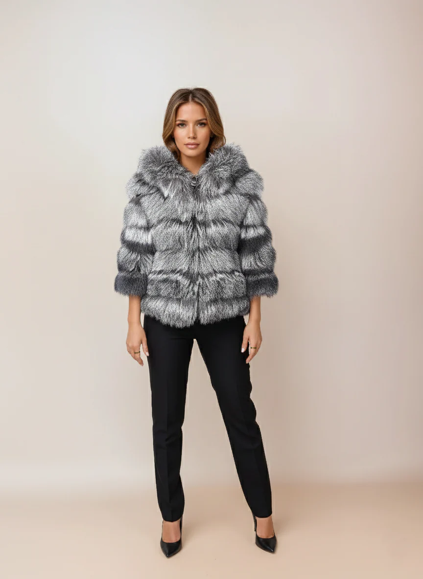 BF-170990, 57 cm. - Silver Fox - Kvinder - Natur - Image 5