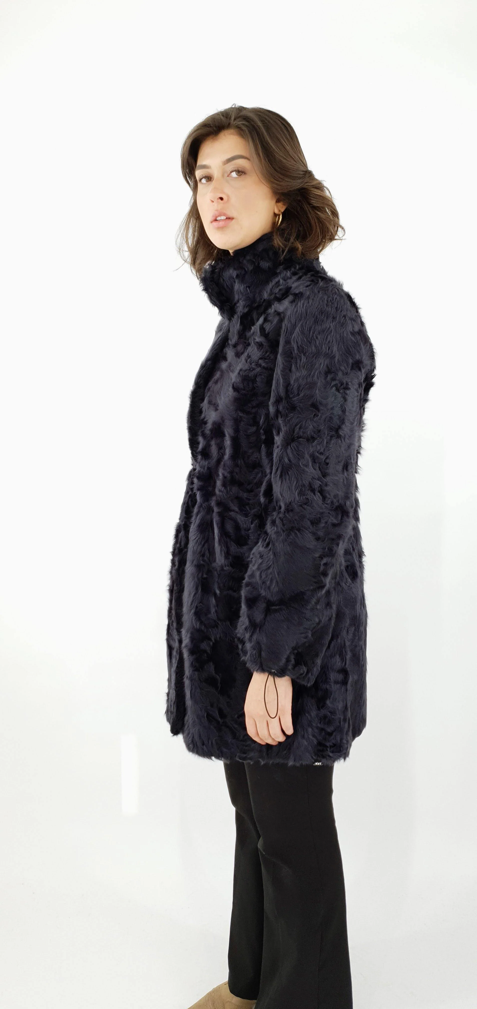 Deauville 85 cm. - Silke lam - Kvinde - Mørke grå - Image 3