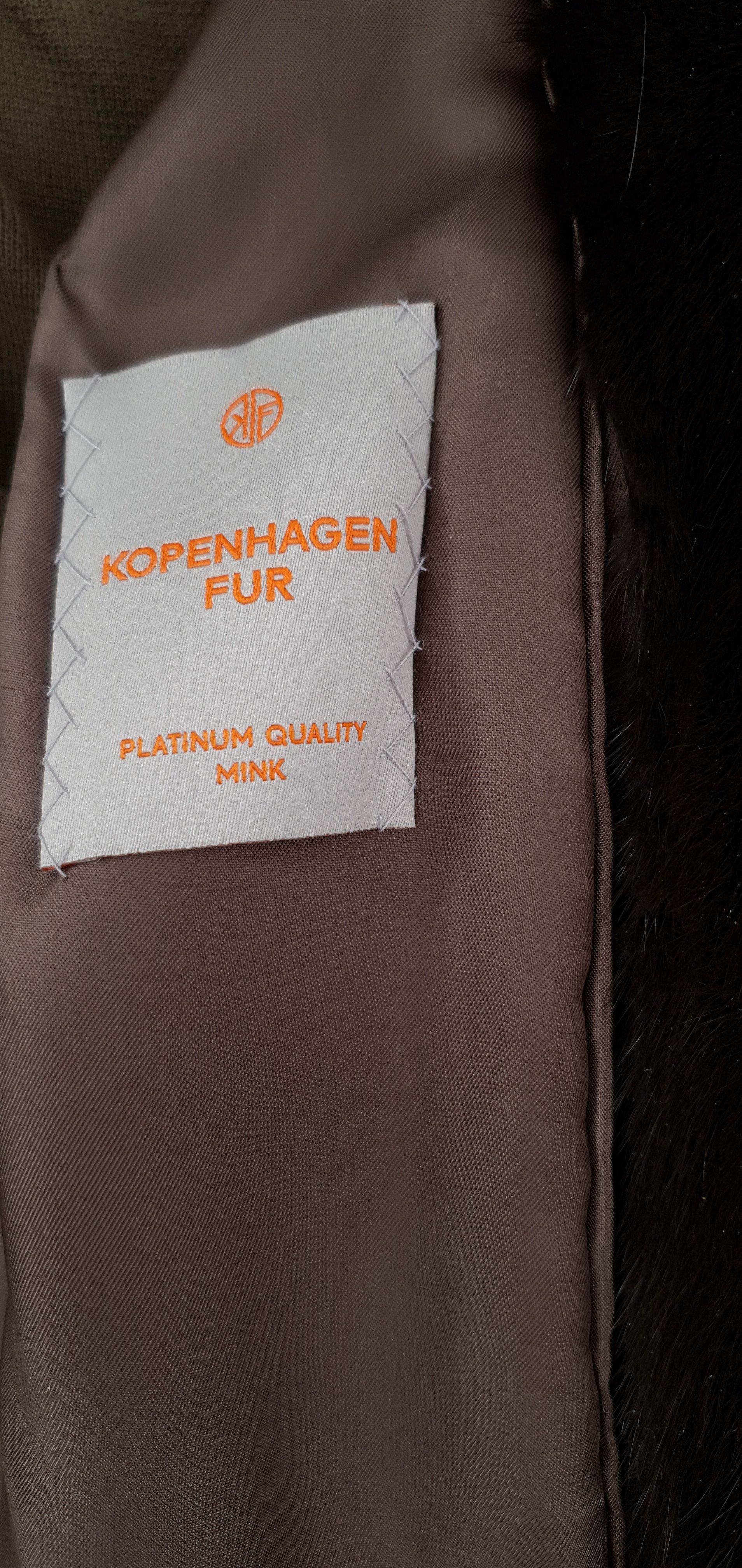 Mink vest model Denise 92 cm. - Kvinde - Chocolate - Image 9