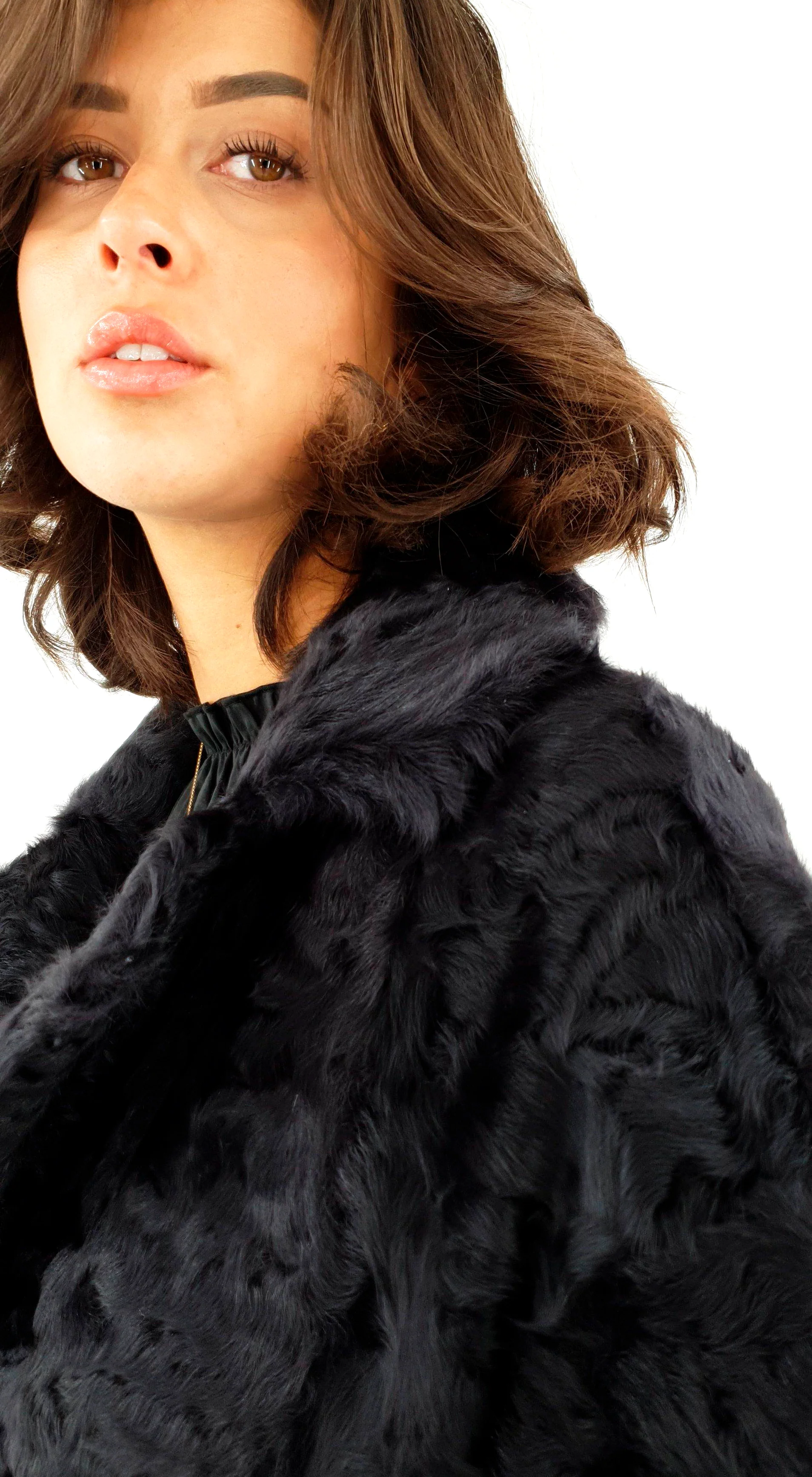 Dieppe - silke lam jakke - kvinder - adskilt grå - Image 5