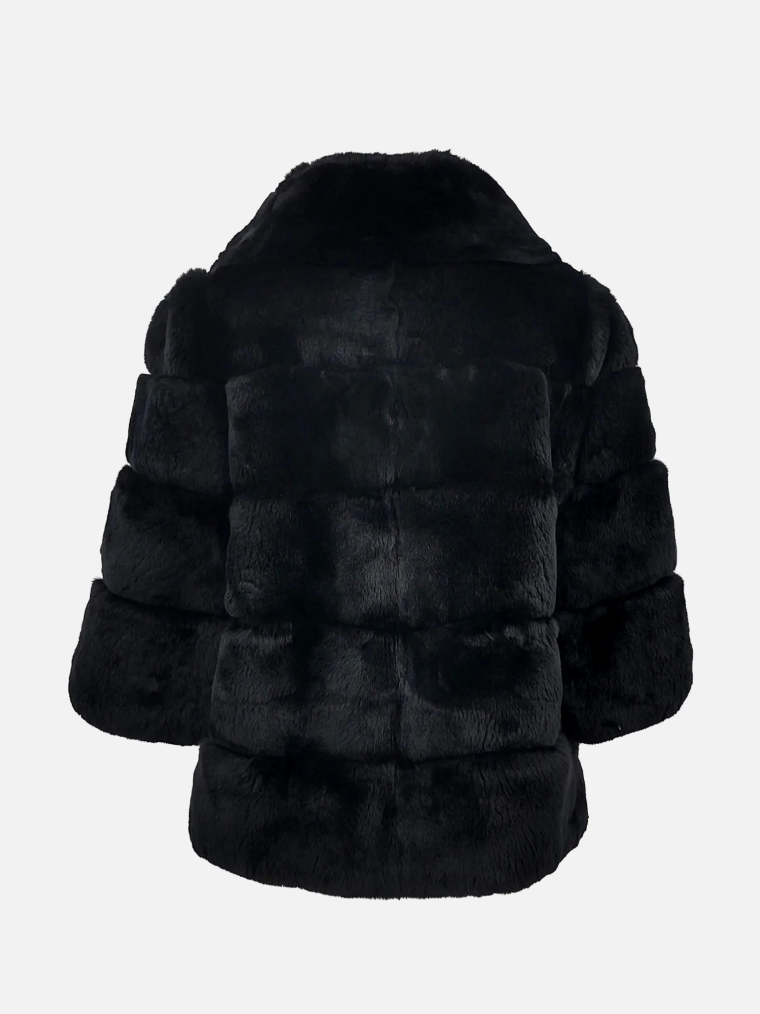 Rexkanin pels, 55 cm. - Dame - Sort - Image 11