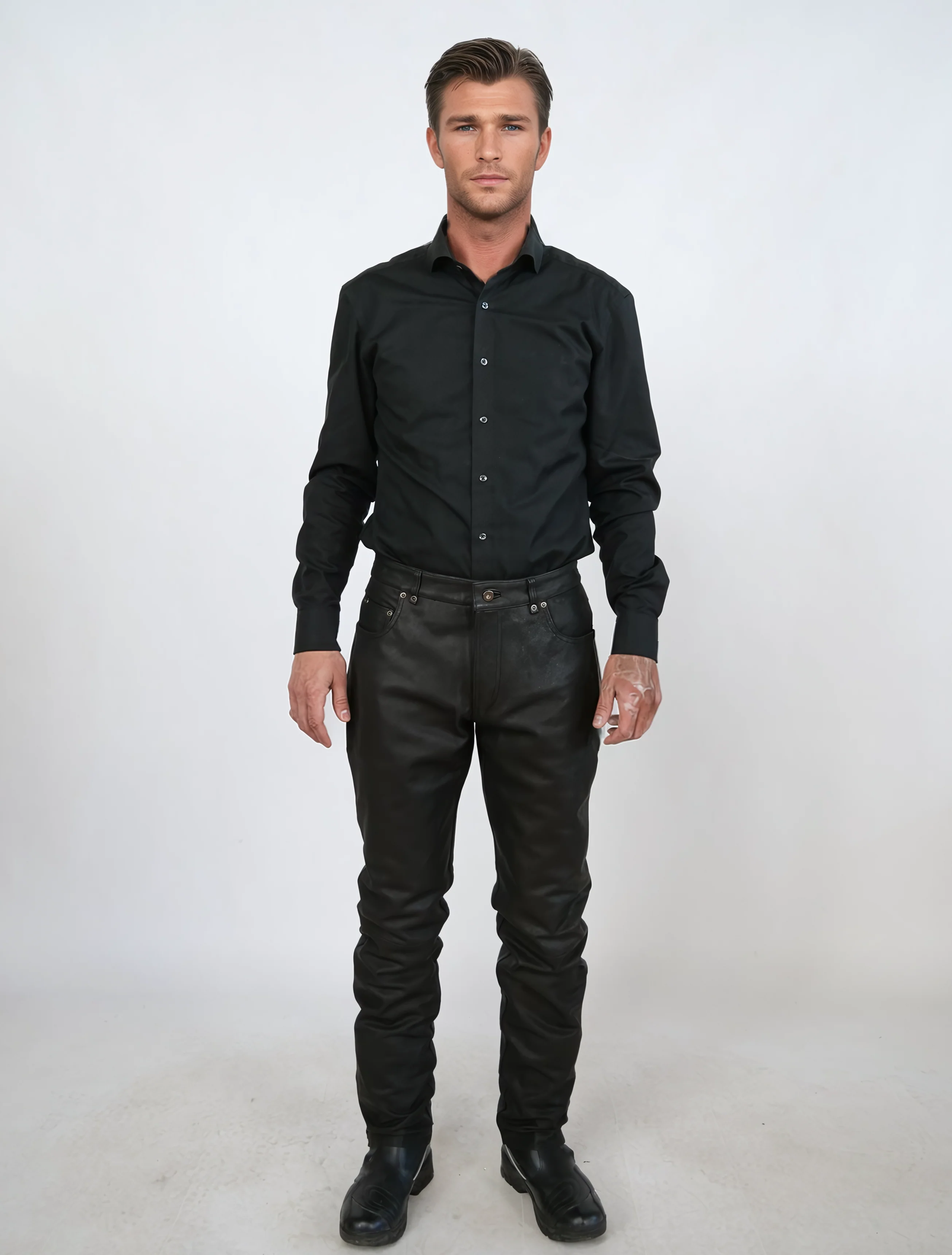 Jack Bukser - Lammeskind - Mand - Sort - Image 4