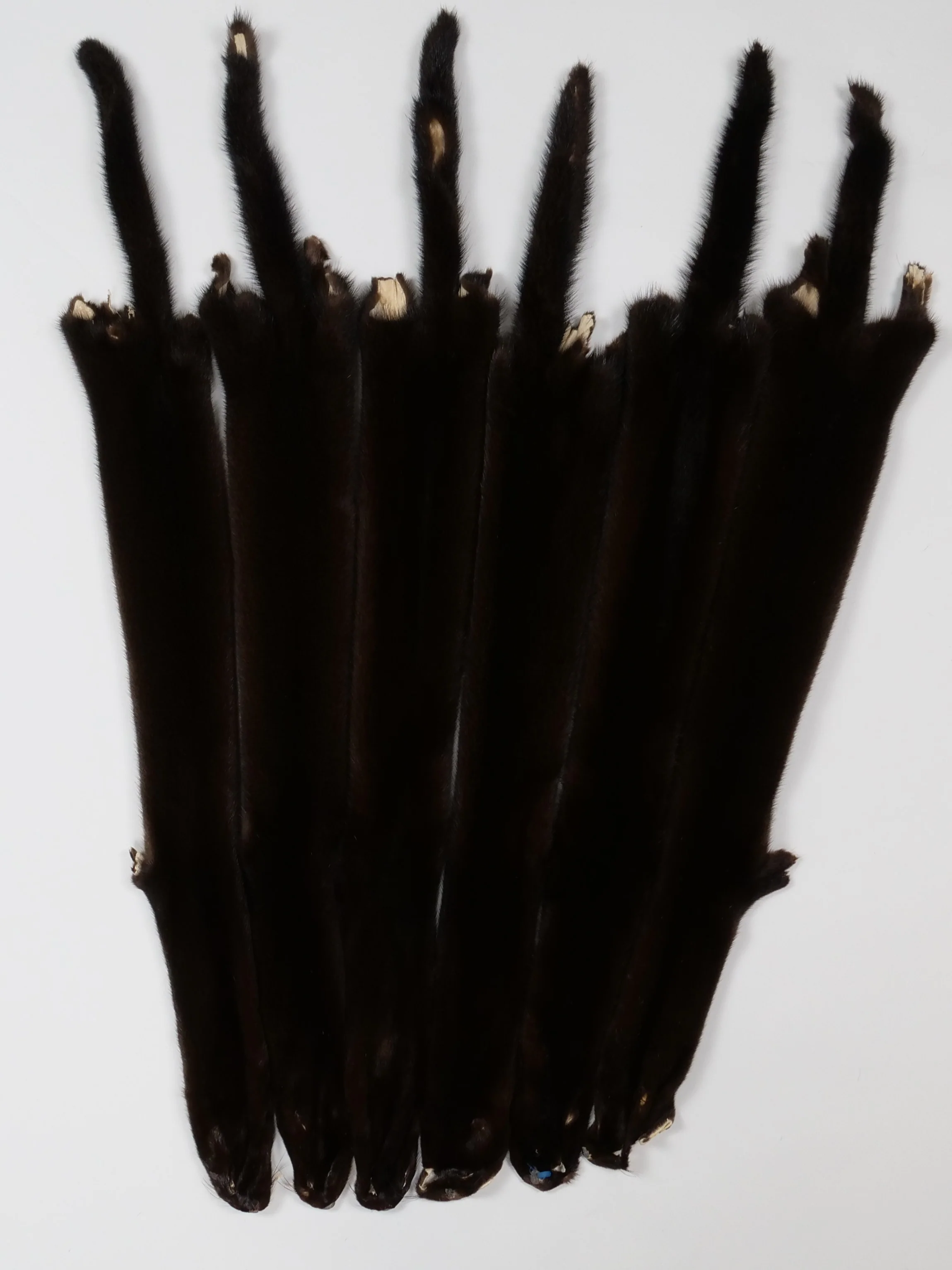 Mink mahogni M. - klædt pelshud - pels - Image 3