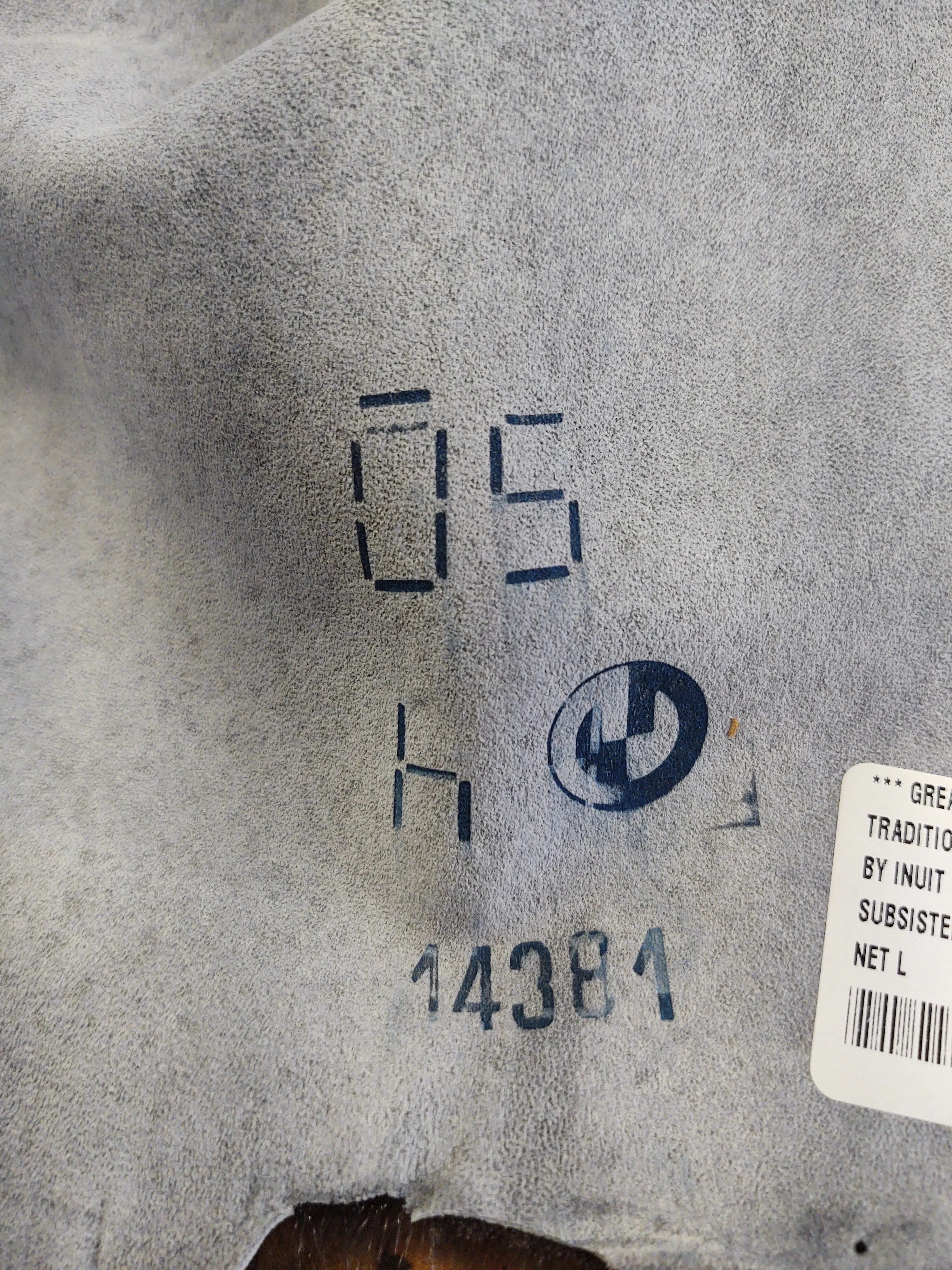 Ringsæl - Gråfarvet - Klædt Pelskind - Pels - Image 3