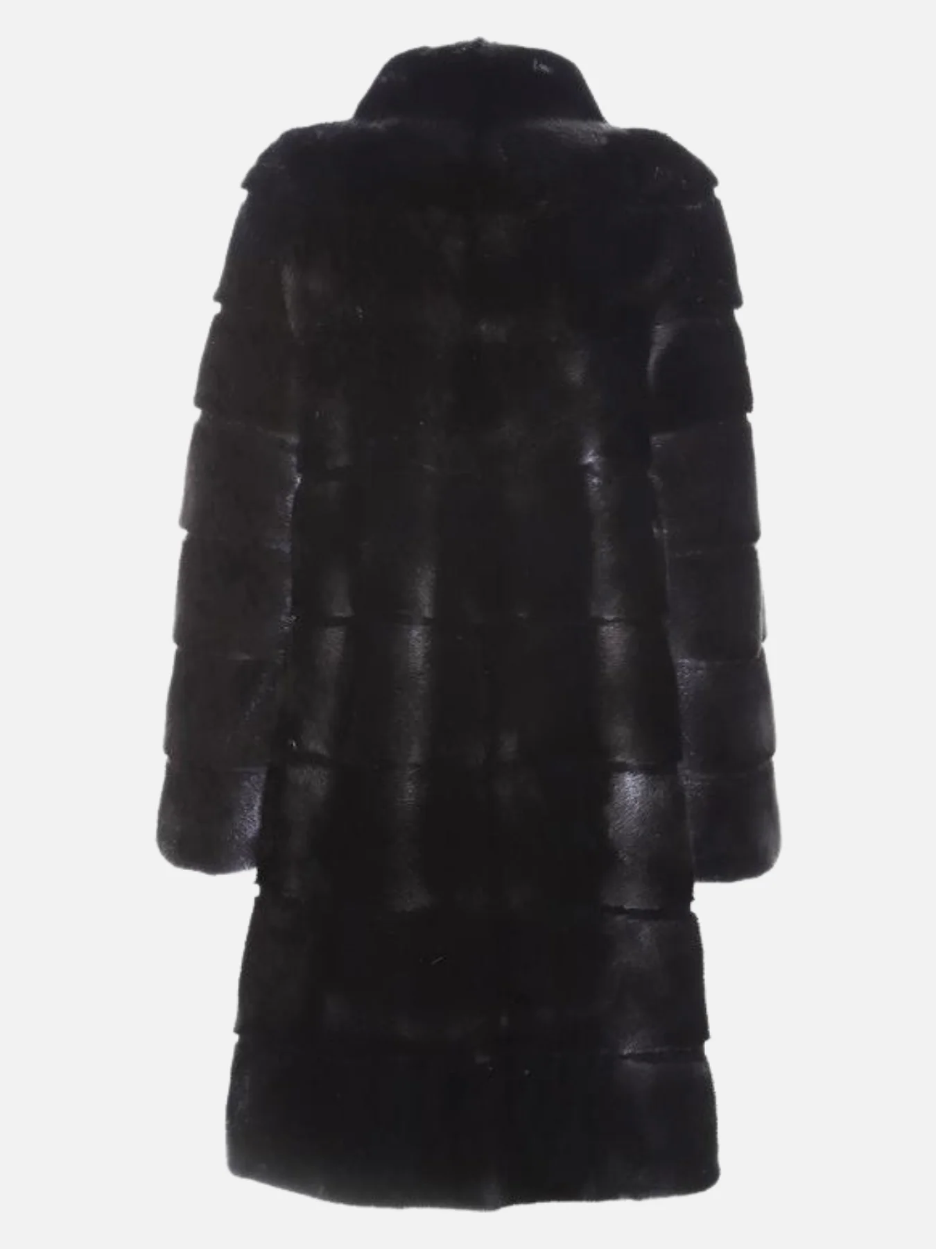 Sabine 95 cm. - Mink pels - Dame - Sort - Image 3