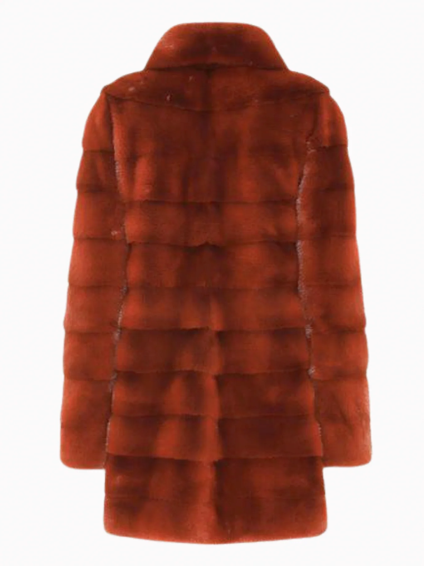 Vesta, 85 cm. - mink - kvinder - brændt sukker - Image 3